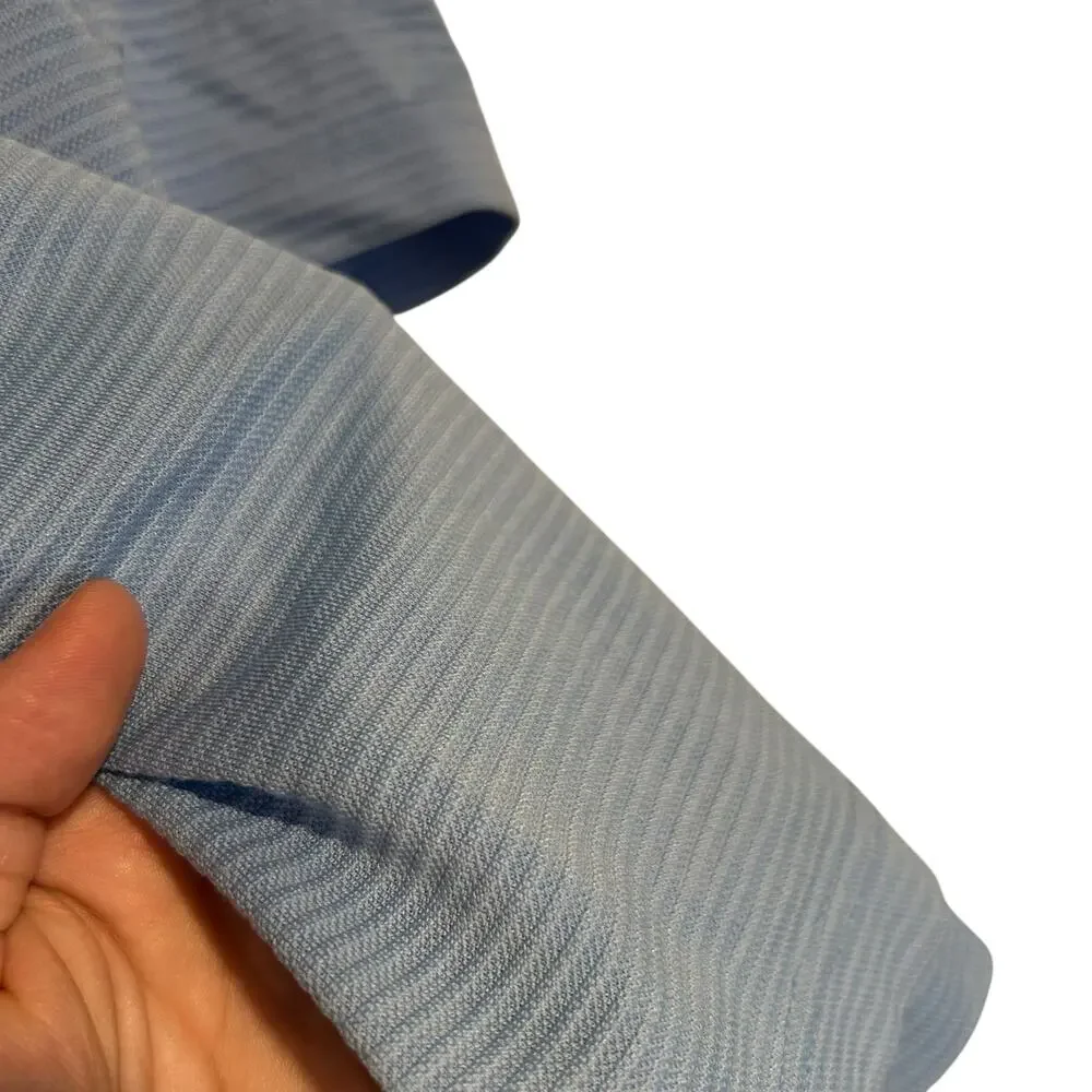 Vintage Fairway Green Purformance Blue Polo Shirt Men Sz Large Sterling Vineyard - Picture 8 of 13